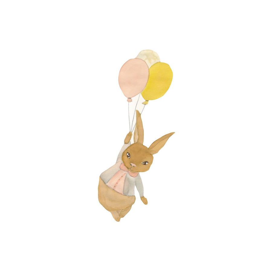 That's Mine Wallsticker Rabbit girl airballoon - Brown - 100% Textile foil Buy Bolig & udstyr||Børneværelset||Wallstickers||Nyheder||Alle||Favoritter here.